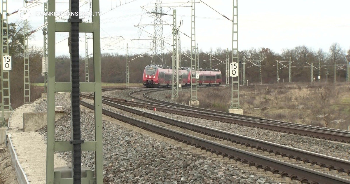 Bahnarbeiten zwischen Nürnberg und Ebensfeld Franken