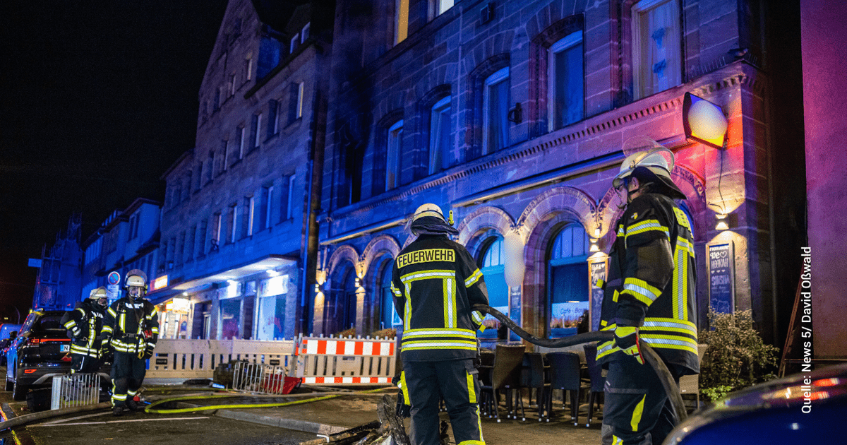 24-Jähriger rettet sich aus 1. Stock: Wohungsbrand in der Fürther ...