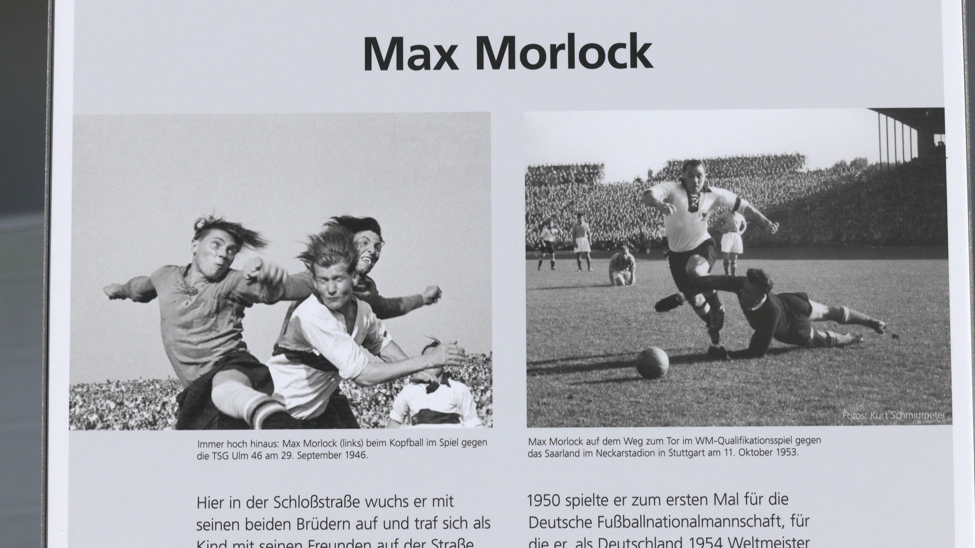 Zum Geburtstag von Max Morlock: Gedenktafel für Fußballlegende ...